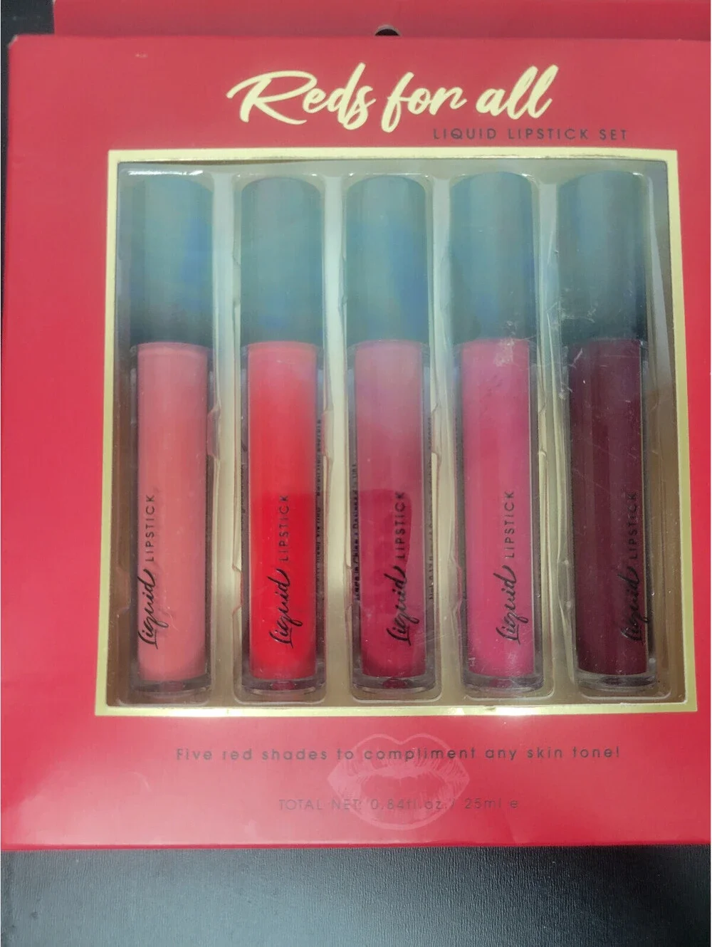 Michael Giordano Liquid Lipstick 5 Color Set 